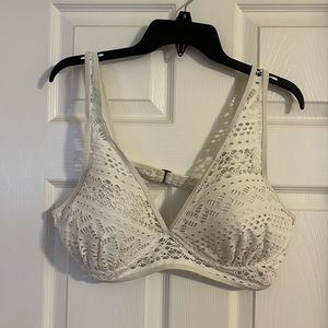 Crochet bra style swim top